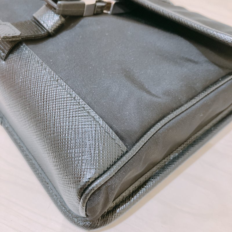 TK2063 Prada 黑色經典腰包 男女通用 Smartphone Case Black-4