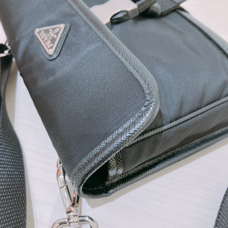 TK2063 Prada 黑色經典腰包 男女通用 Smartphone Case Black-6