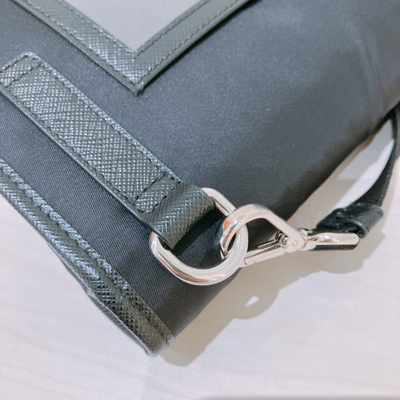 TK2063 Prada 黑色經典腰包 男女通用 Smartphone Case Black-9