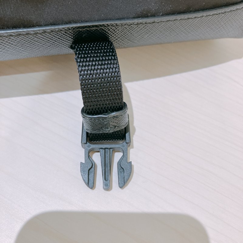 TK2063 Prada 黑色經典腰包 男女通用 Smartphone Case Black-13
