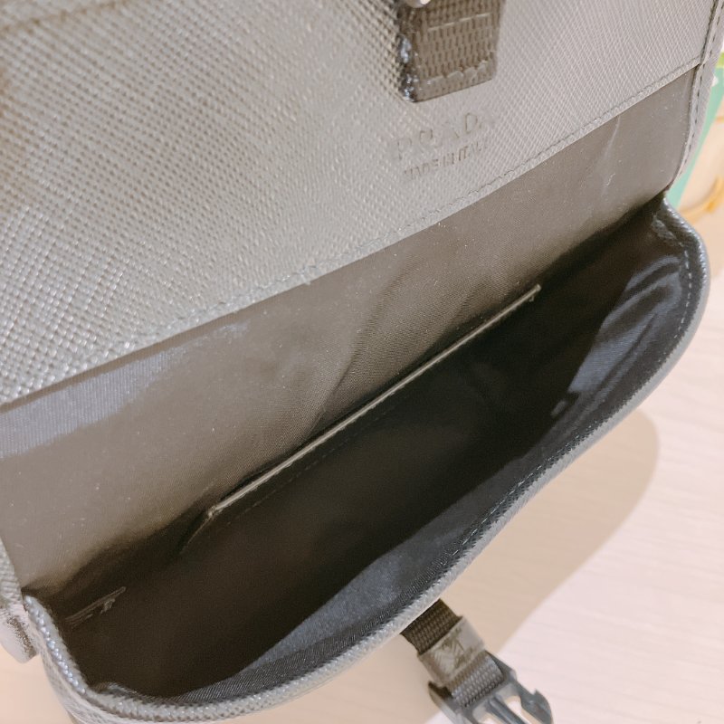 TK2063 Prada 黑色經典腰包 男女通用 Smartphone Case Black-16
