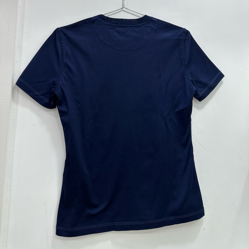 Hermes/愛馬仕藍色獵豹圖案T卹 38碼-1