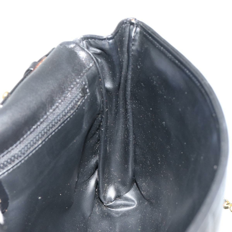 【日本直送】CELINE 鏈條肩背包,皮革材質,黑色,金色,正品編號 182421V-20
