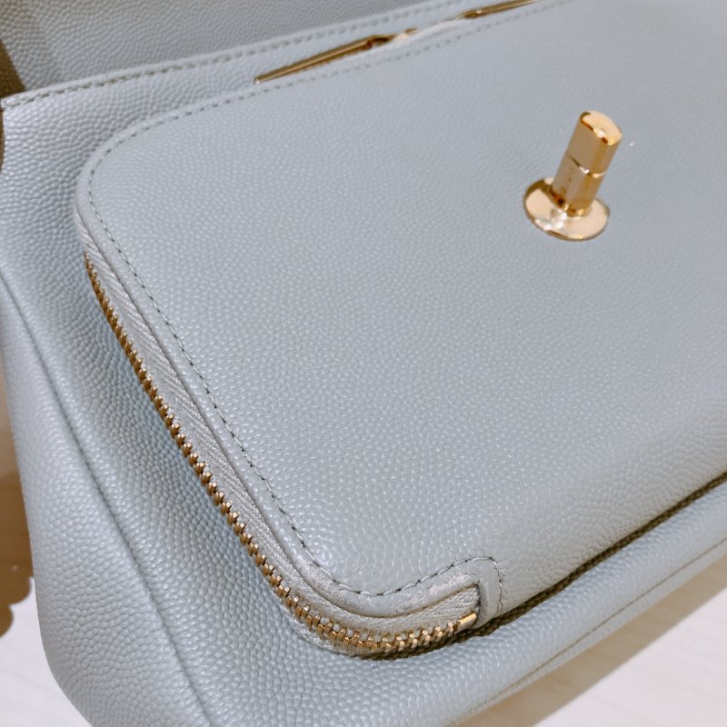 TK2064 香奈兒 灰色 手提/ 斜挎袋 Chanel Business Affinity Bag Caviar Grey X GHW-23