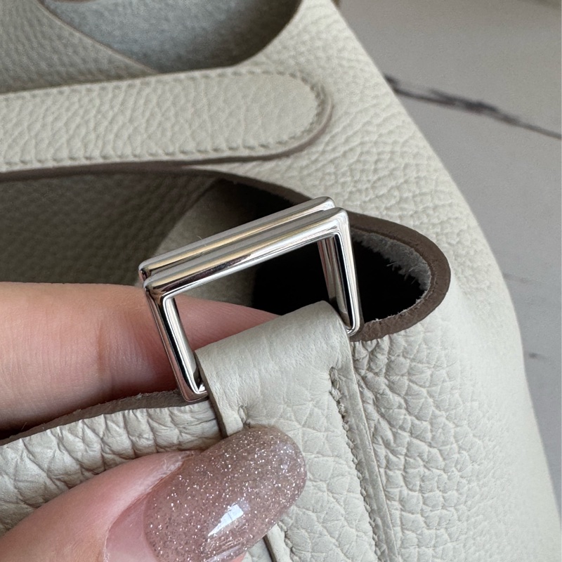 Hermes 奶昔白銀扣picotin22 🎀-20