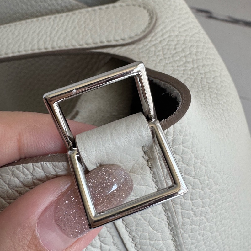 Hermes 奶昔白銀扣picotin22 🎀-21