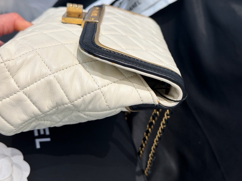 Chanel 香奈兒赫本風鏈條包,cf限定款 15開-4