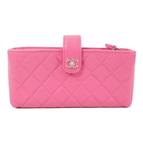 CHANEL 牛皮皮革Phone Holdr Clutch手拿包