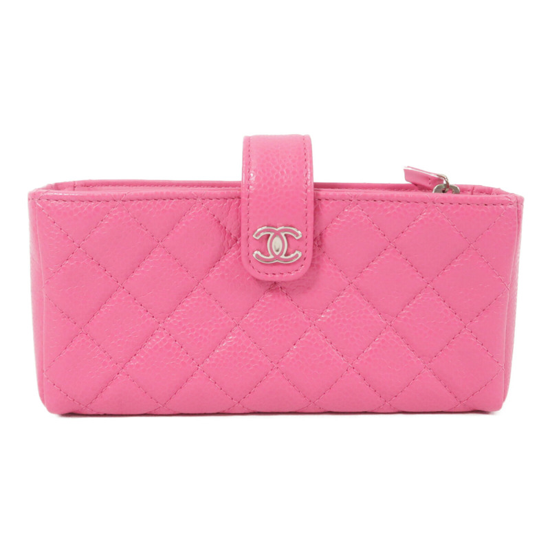 CHANEL 牛皮皮革Phone Holdr Clutch手拿包-0
