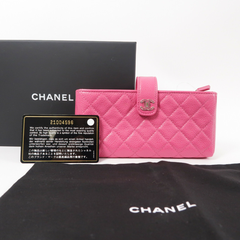 CHANEL 牛皮皮革Phone Holdr Clutch手拿包-9