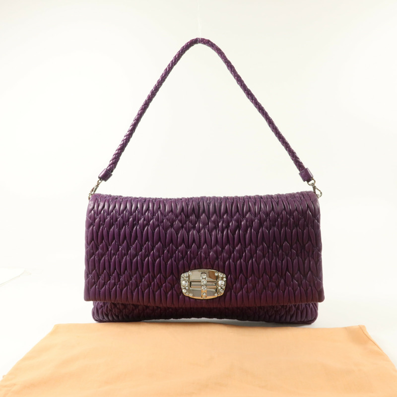 Miu Miu 羊皮皮革Shoulder Bag肩背袋-8