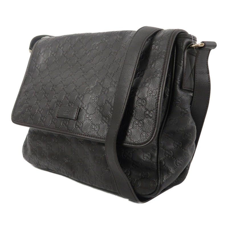 GUCCI 牛皮皮革Guccissima肩背袋-2