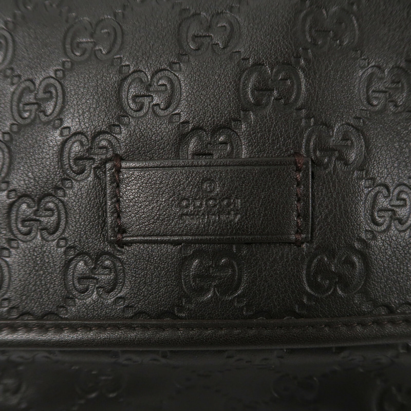 GUCCI 牛皮皮革Guccissima肩背袋-5