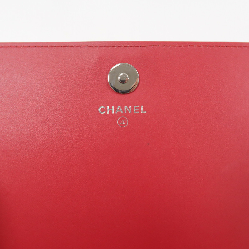 CHANEL 漆皮皮革Boy WOC Wallet On Chain鏈帶肩背袋-5