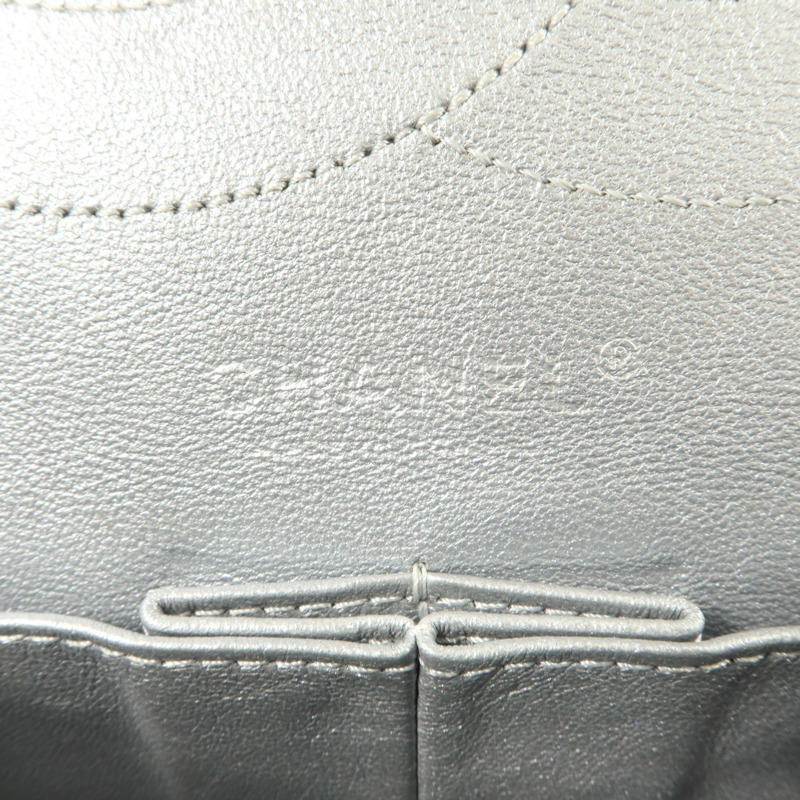 CHANEL 牛皮皮革Maxi Classic鏈帶肩背袋-5