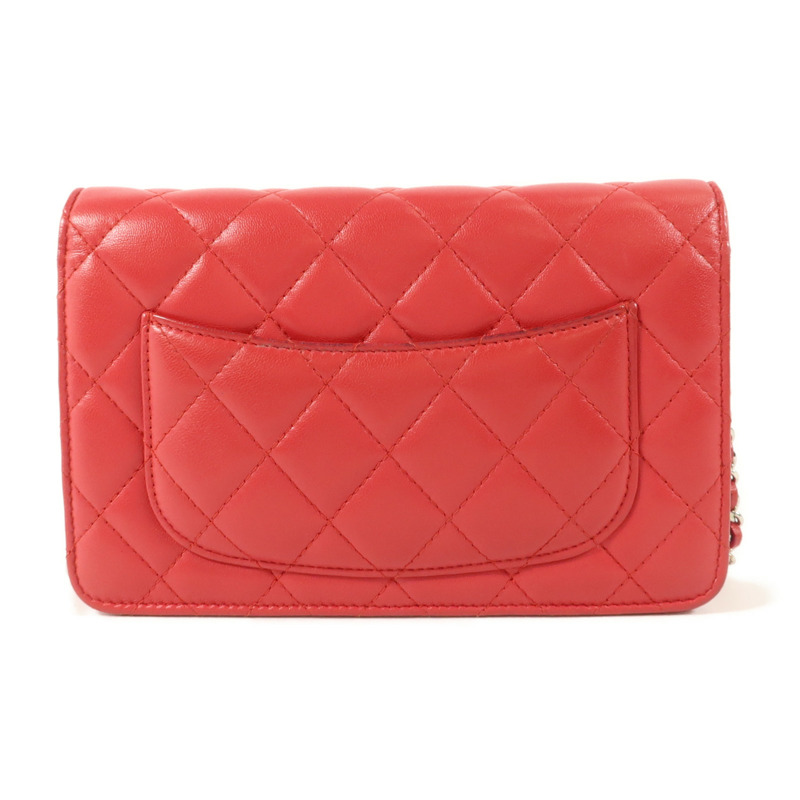 CHANEL 羊皮皮革WOC Wallet On Chain鏈帶肩背袋-1