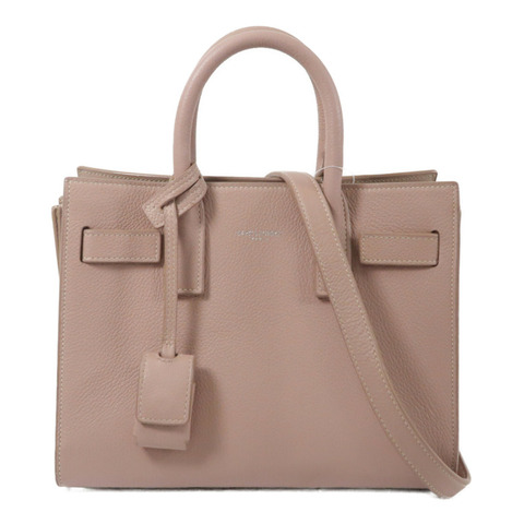 YVES SAINT LAURENT 牛皮皮革Sac De Jour Nano手挽肩背兩用袋