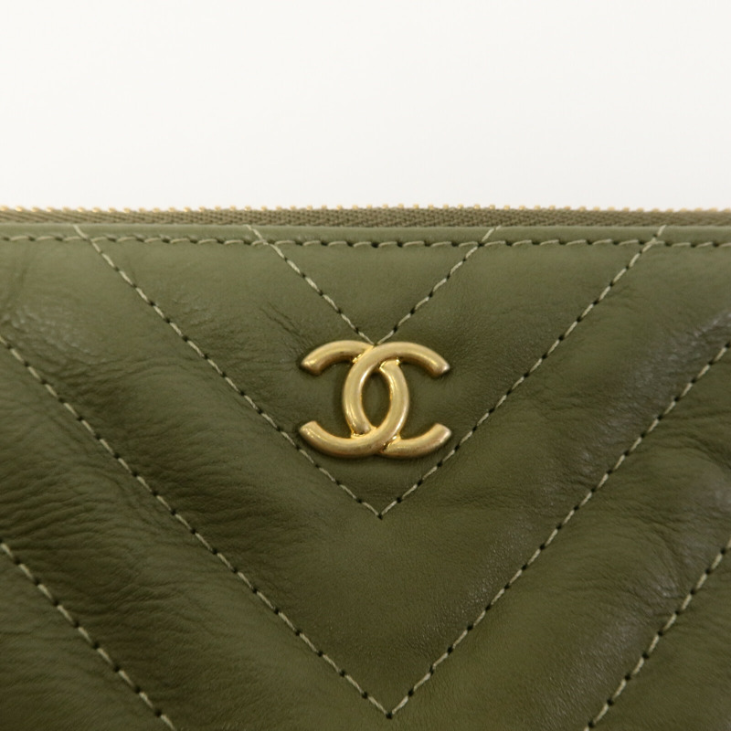 CHANEL 牛皮皮革Clutch Bag手拿包-7