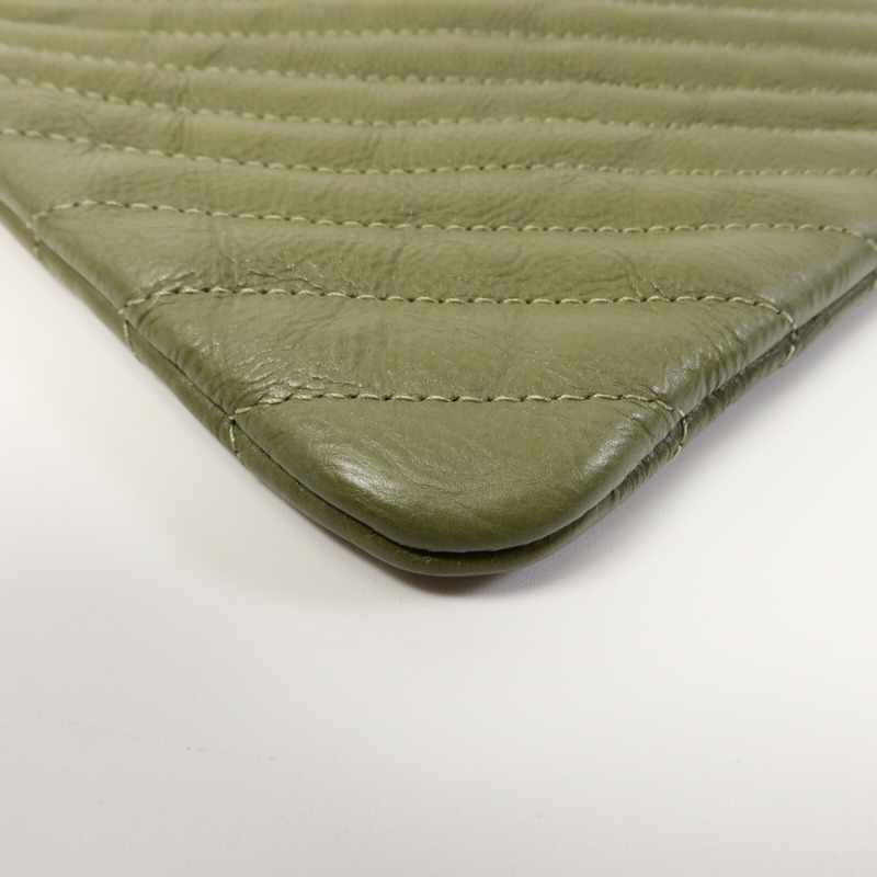 CHANEL 牛皮皮革Clutch Bag手拿包-10