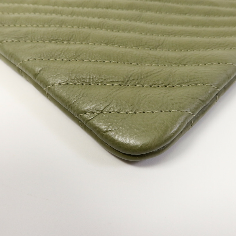 CHANEL 牛皮皮革Clutch Bag手拿包-11