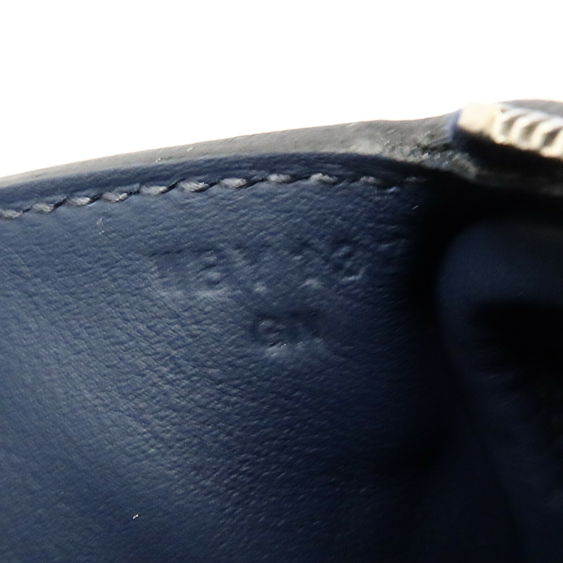 HERMES Clemence皮革Mini Lindy手挽肩背兩用袋Bleu De Prusse-7
