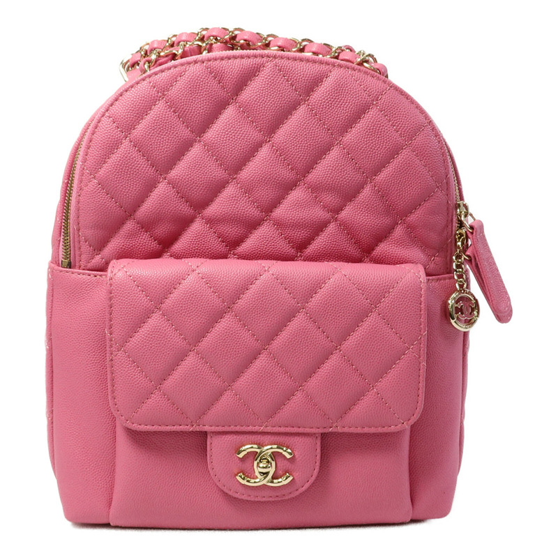CHANEL 牛皮皮革CC Day Backpack背包-0
