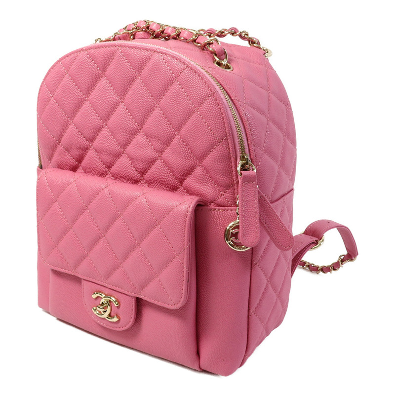 CHANEL 牛皮皮革CC Day Backpack背包-1