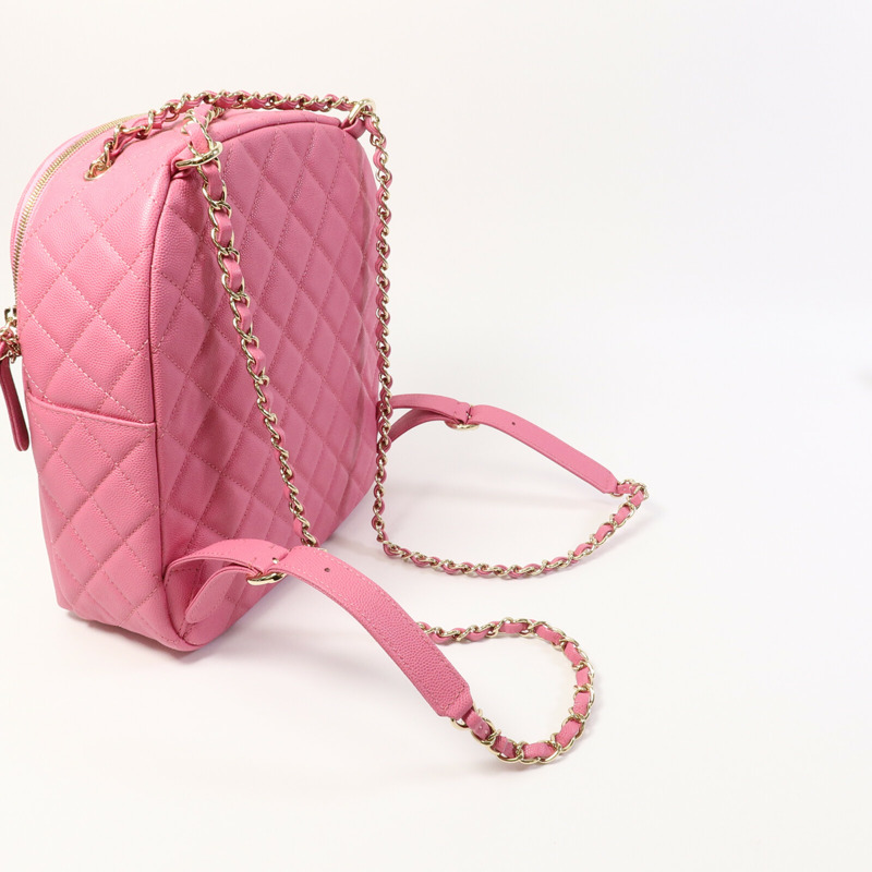 CHANEL 牛皮皮革CC Day Backpack背包-10