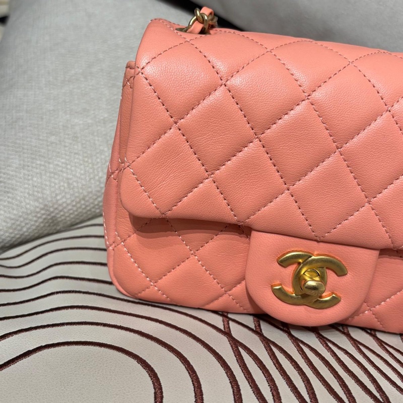 Chanel Mini Flap Bag With Pearl Crush ,金球方胖,-3