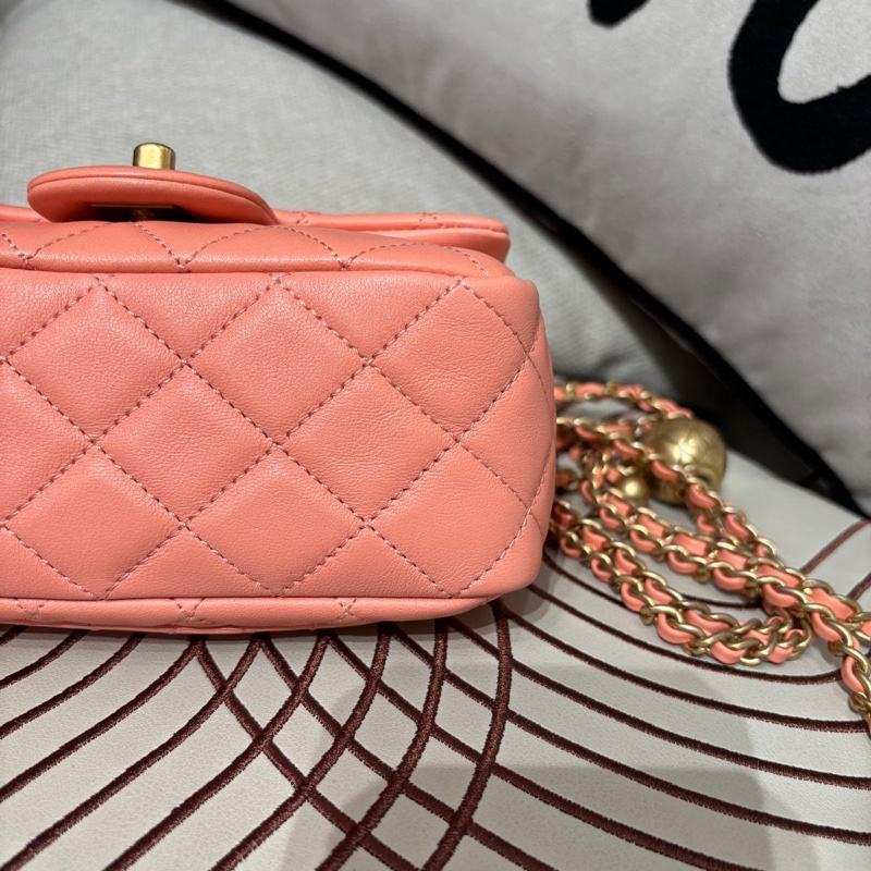 Chanel Mini Flap Bag With Pearl Crush ,金球方胖,-8
