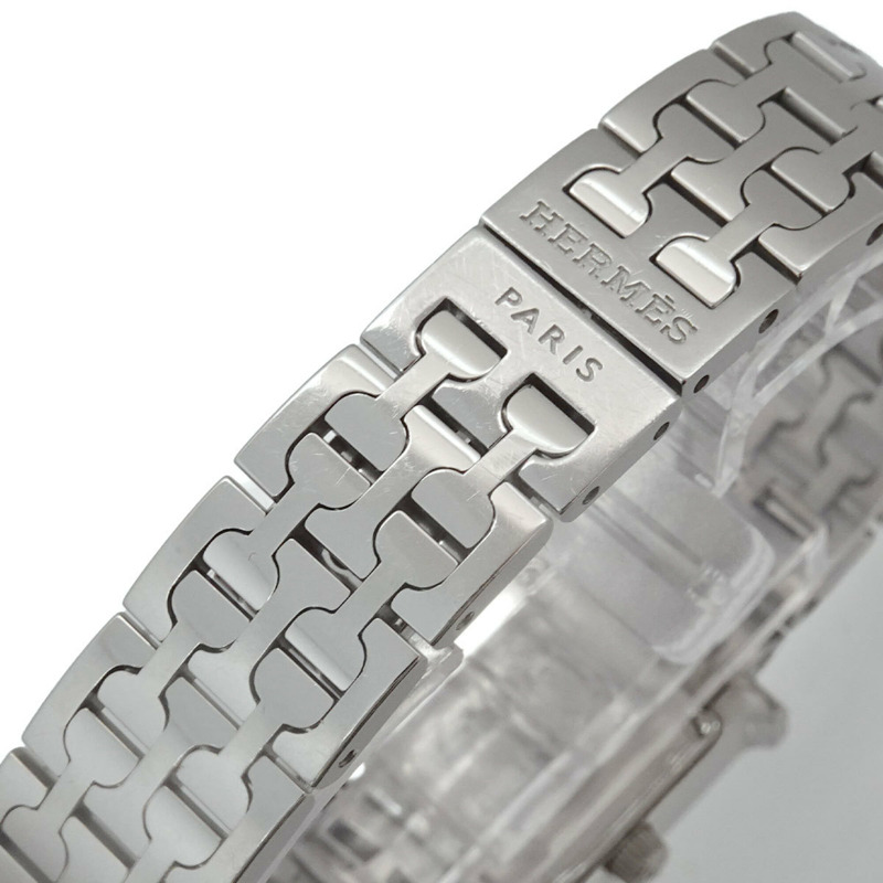 愛馬仕 H-Watch Mini HH1 110 女士腕錶 粉紅錶殼石英錶-5