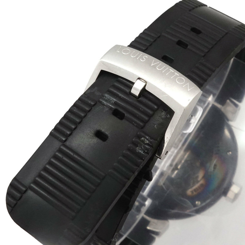 路易威登 Tambour 黑色 GMT Q113K 男士腕錶,附日期顯示和自動上鍊機芯-6