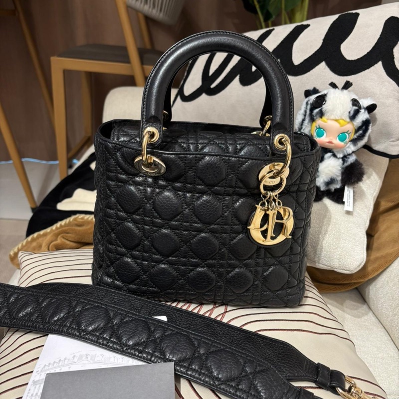 Dior Lady Dior 黑色牛皮-0