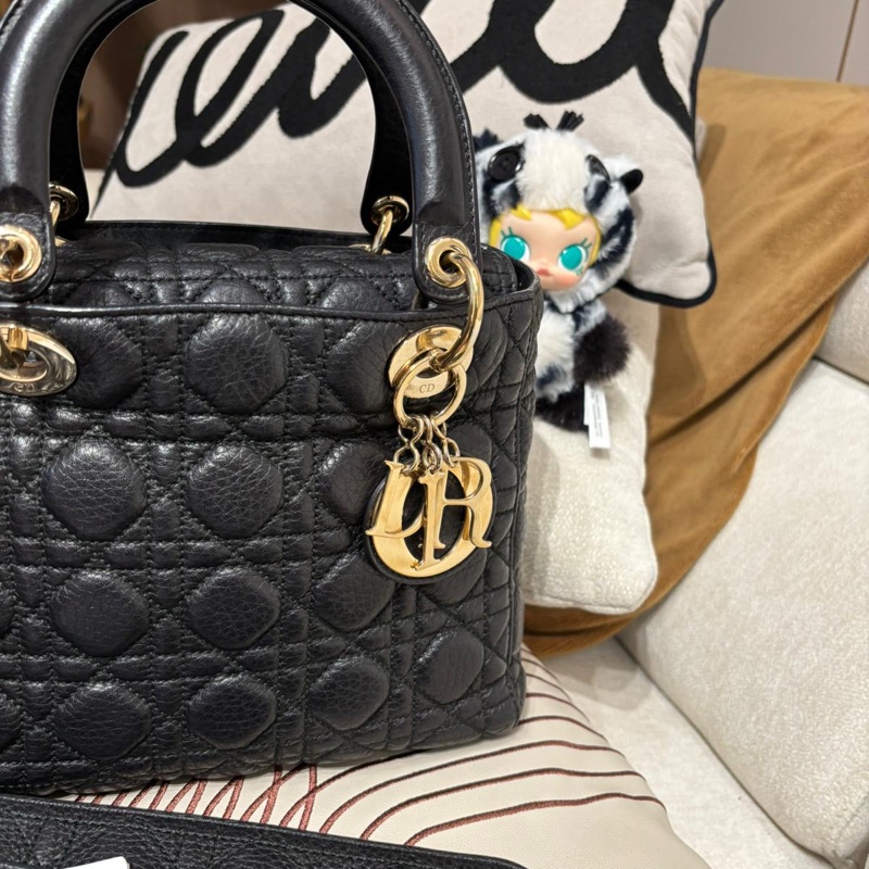 Dior Lady Dior 黑色牛皮-1