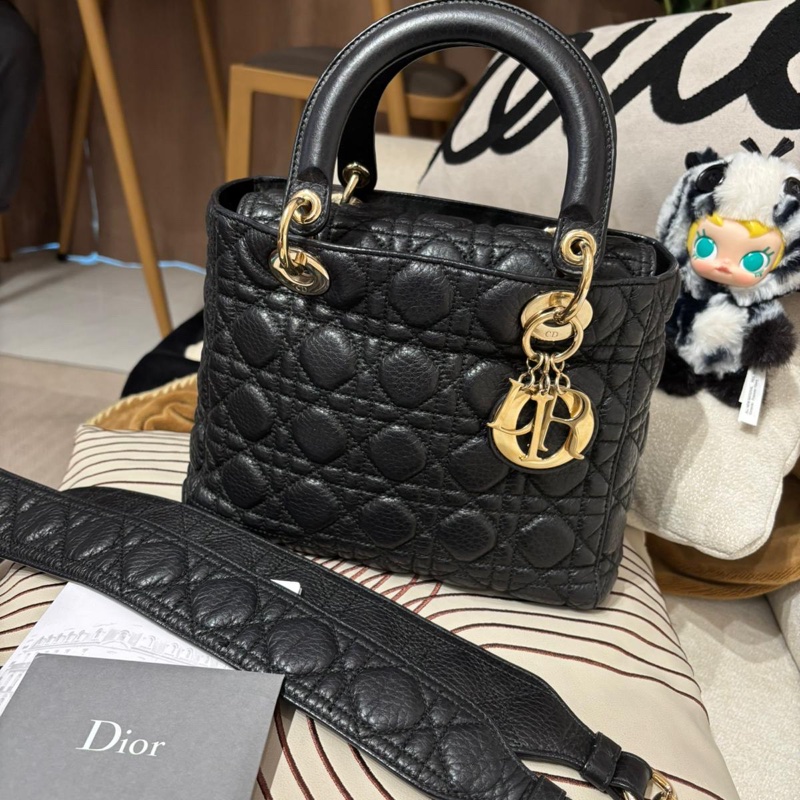 Dior Lady Dior 黑色牛皮-3