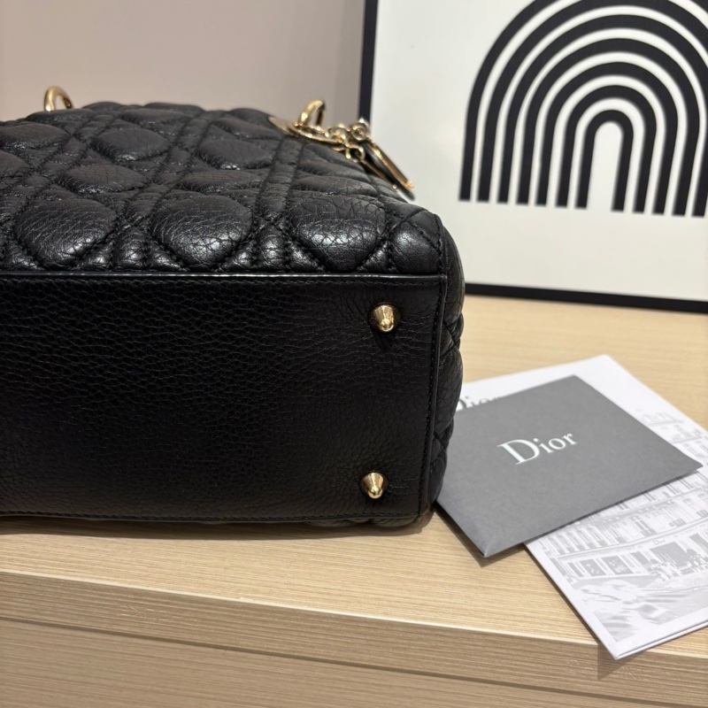 Dior Lady Dior 黑色牛皮-12