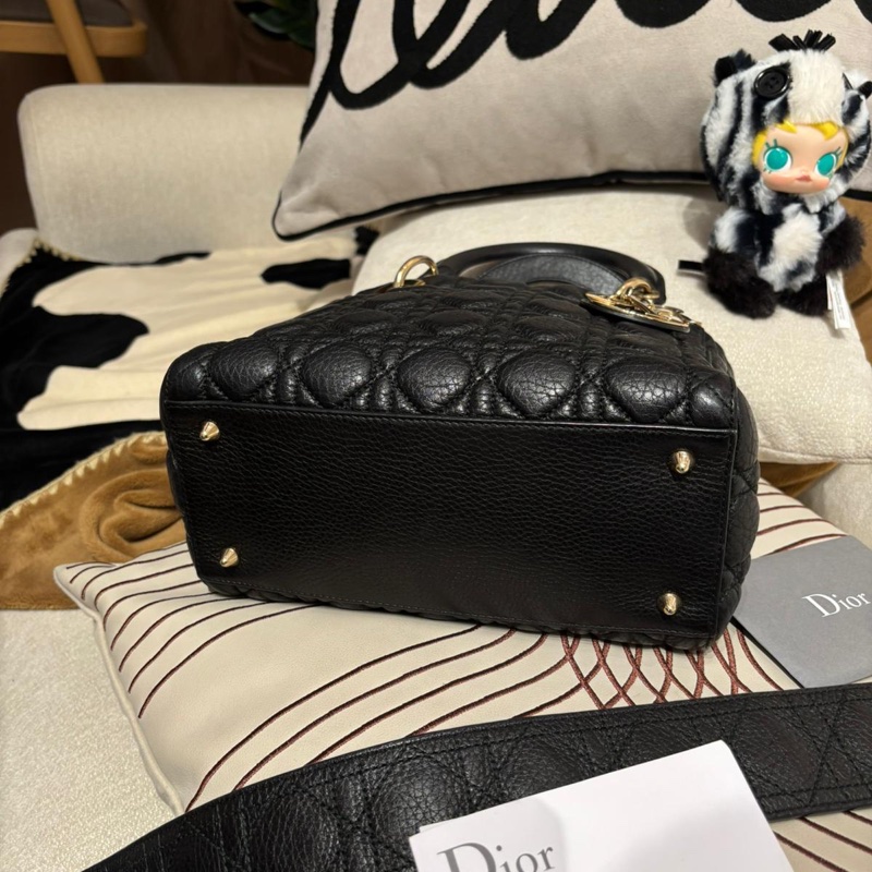 Dior Lady Dior 黑色牛皮-15