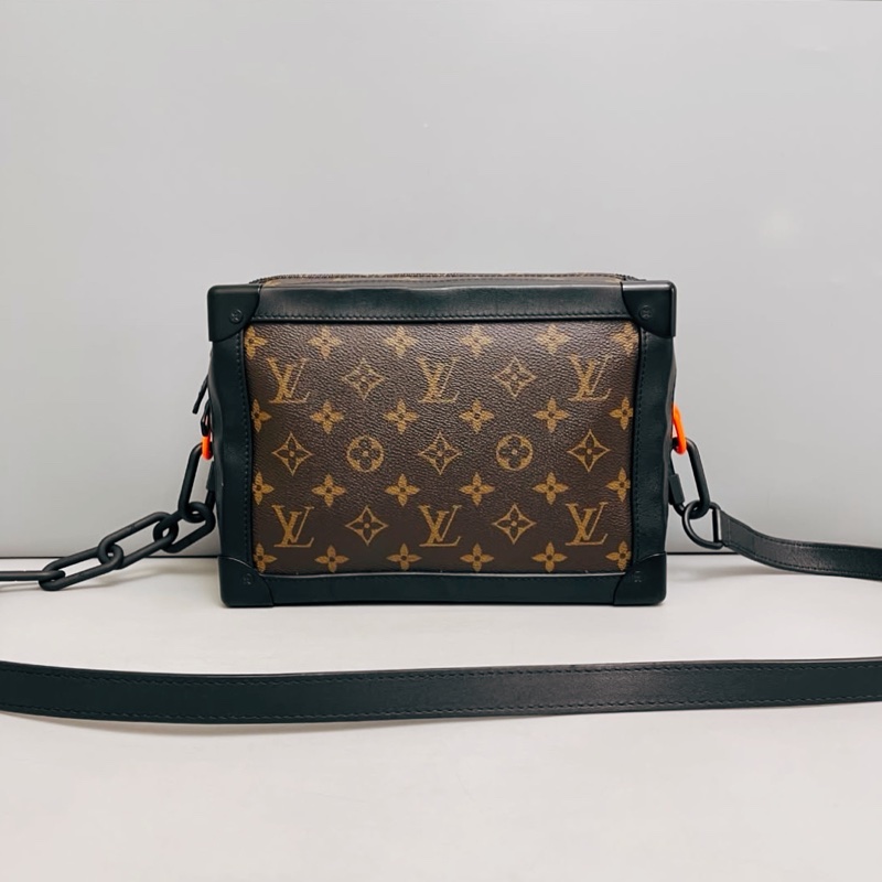 Louis Vuitton Soft Trunk (M44478) 原花拉鍊斜背方盒包-2