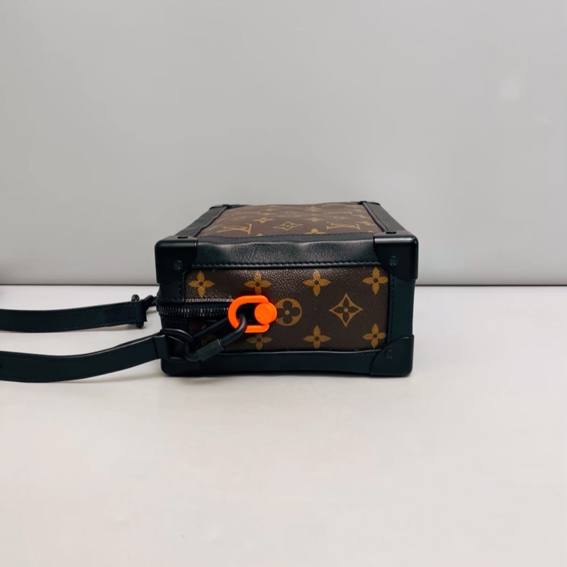 Louis Vuitton Soft Trunk (M44478) 原花拉鍊斜背方盒包-4