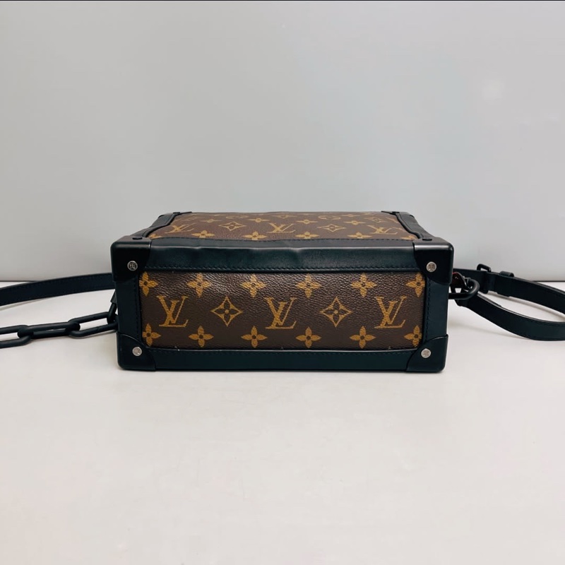 Louis Vuitton Soft Trunk (M44478) 原花拉鍊斜背方盒包-5
