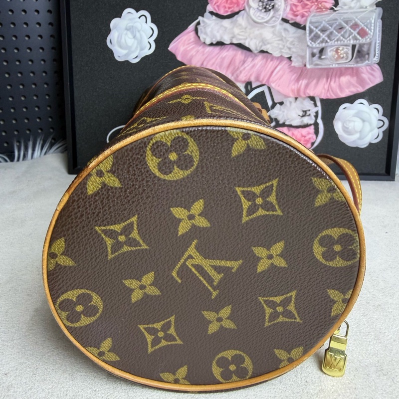 Louis Vuitton 路易威登巴比龍圓筒包 黃皮老花 26cm-5