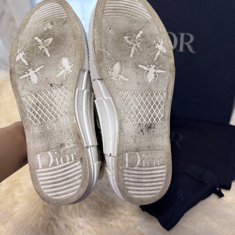 Dior Sneaker In Oblique B23 High-Top Sneakers 老花透明防水高筒帆布鞋-3