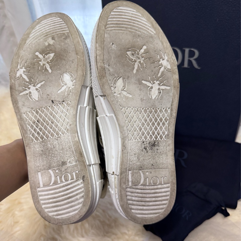 Dior Sneaker In Oblique B23 High-Top Sneakers 老花透明防水高筒帆布鞋-6
