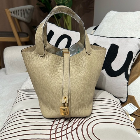 Hermes picotin 18 S2 Trench 風衣灰金扣 Stamp K