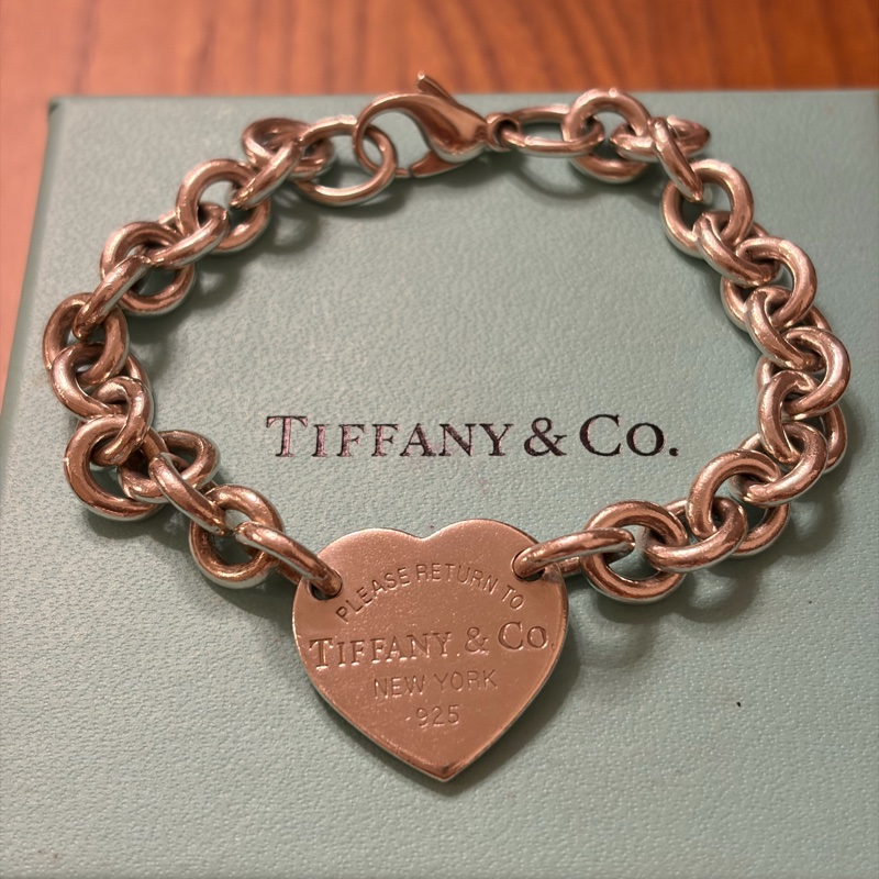 Tiffany純銀愛心手鍊-6