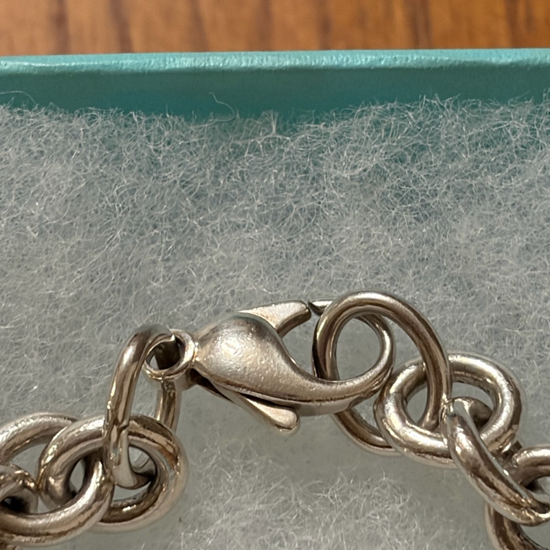 Tiffany純銀愛心手鍊-13
