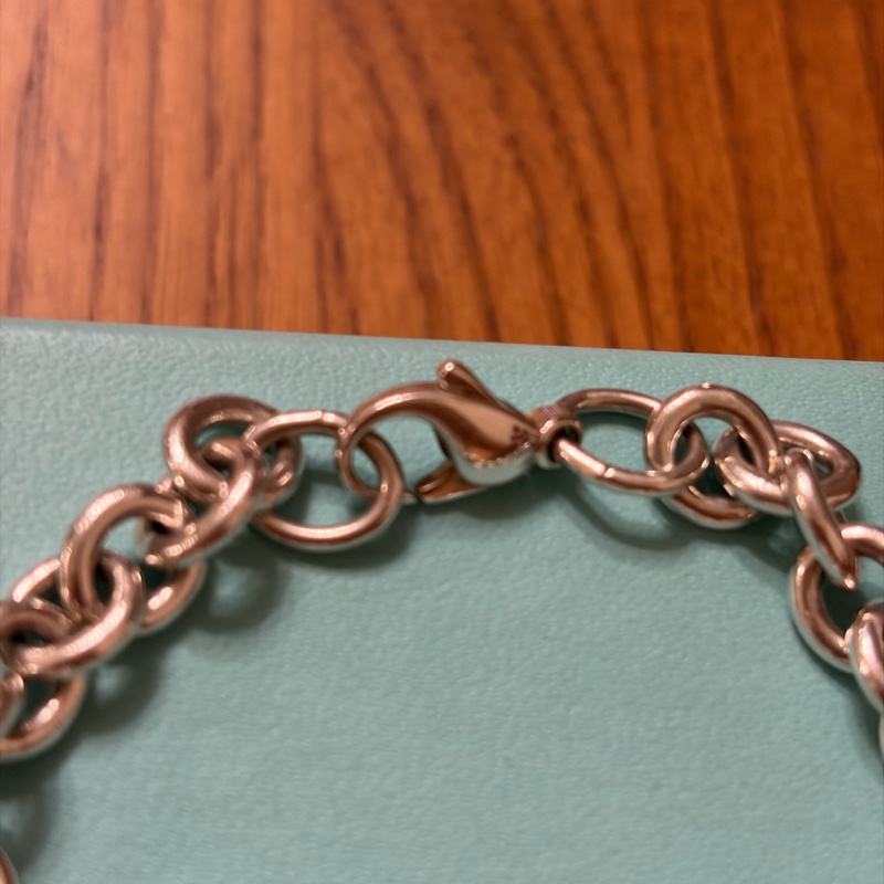 Tiffany純銀愛心手鍊-15