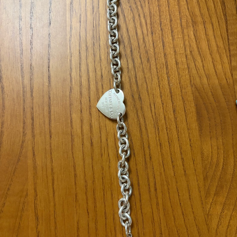 Tiffany純銀愛心手鍊-20