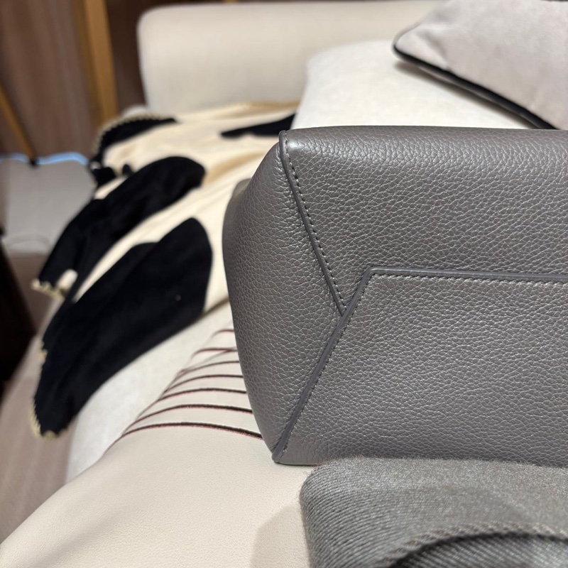 Celine sangle small bucket bag 灰色牛皮水桶袋 new logo-6