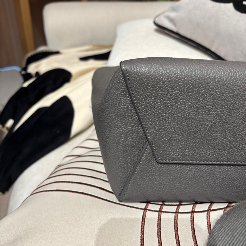Celine sangle small bucket bag 灰色牛皮水桶袋 new logo-8